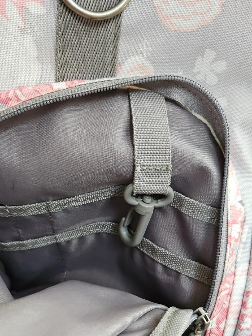 Floral Pink & Gray Girl's Backpack - Pottery Barn Kids/Teen